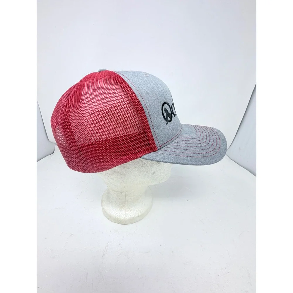 Richardson Trucker Hat Mens OSFM Gray Red OnlyDads Parody Snapback Cap 112